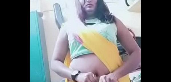 Swathi naidu sexy dress change and getting ready for shoot part -1